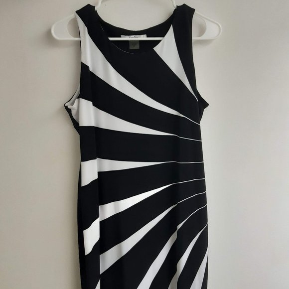 TanJay Black and White dress - Picture 1 of 3